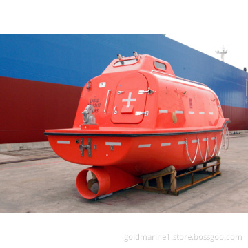 Marine free fall lifeboat